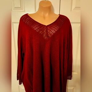 Burgundy sweater